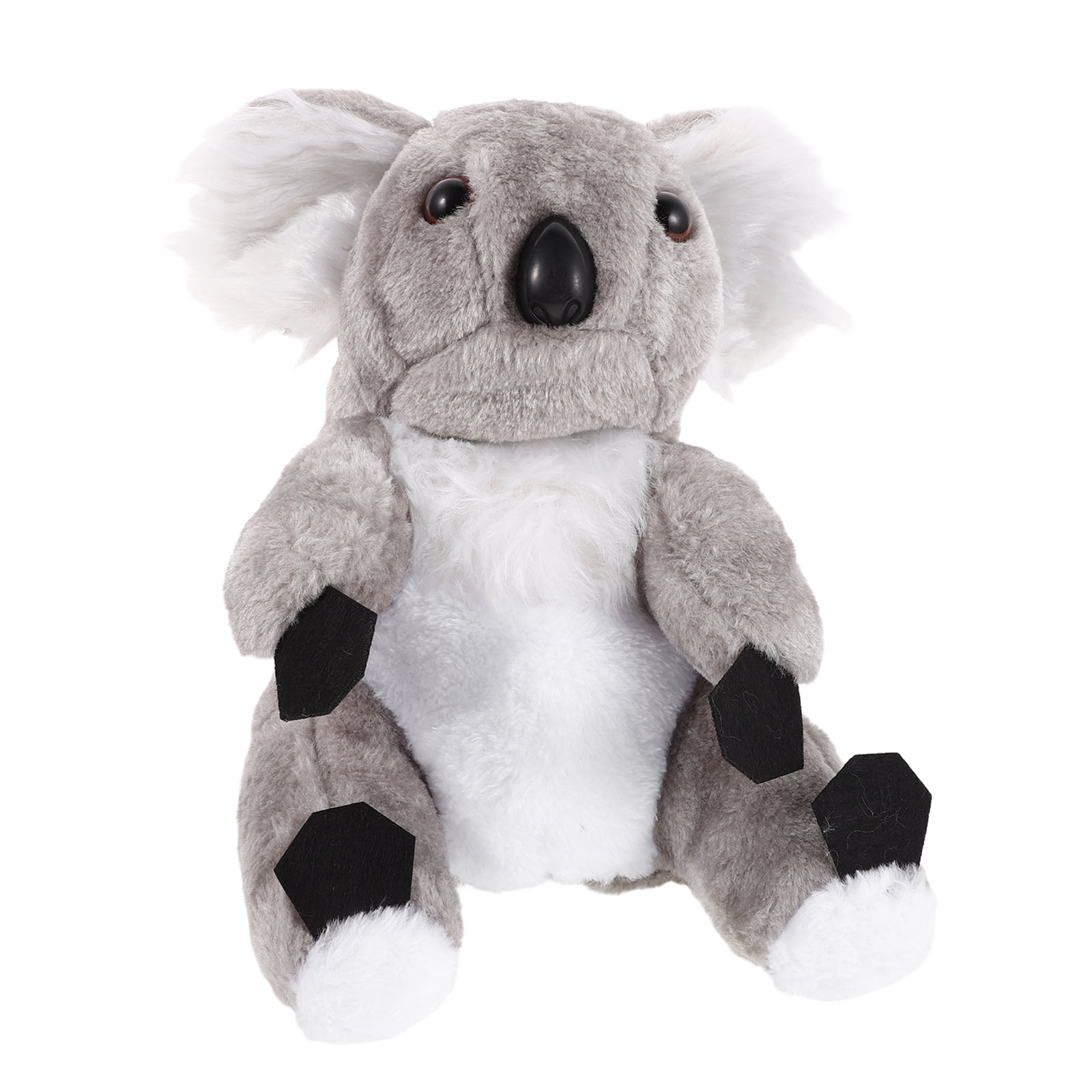 DEEPCRAFF Plush Grey Golf Driver Covers for Drivers Animal Shape Headcover Protectors