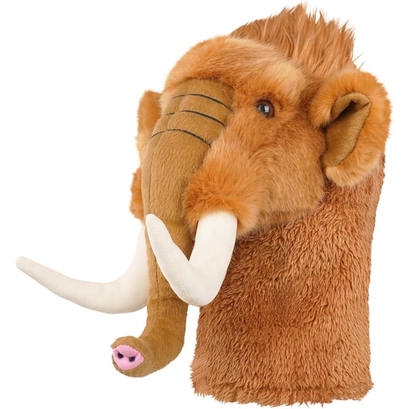 Driver Headcover Funny Golf Headcover Animal Golf Club Head Covers Gorilla Alces Moose Mammoth Design Black Plush Golfing Gifts for Men Women Golfer Fits up to 460CC Driver Head