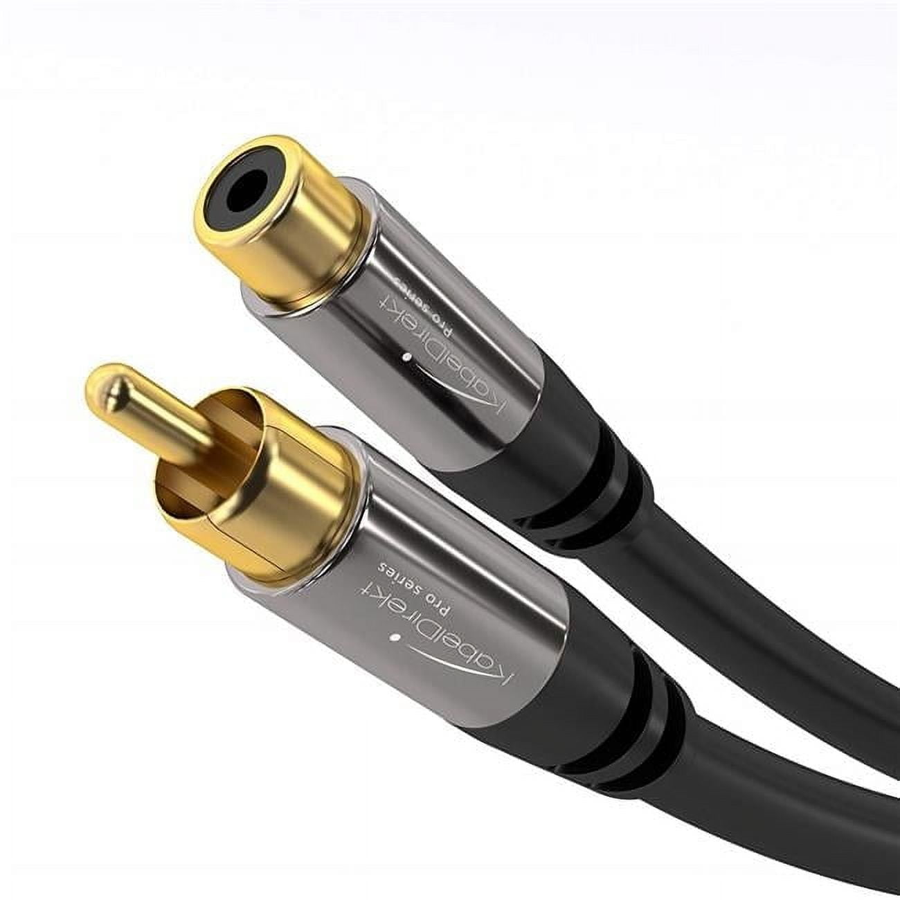 Driver Industrial RCA1 RCA Extension Cable wiith Positive & Negative ...