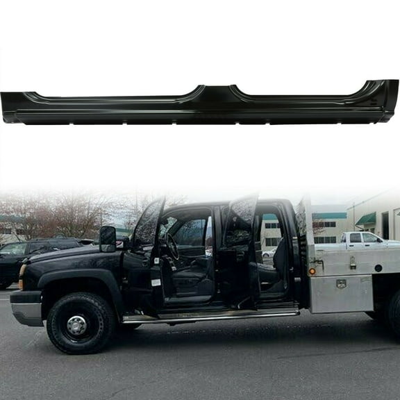 KOJEM Driver LH Side Crew Cab Rocker Panel for 1999-2007 Chevy Silverado GMC Sierra 4Door