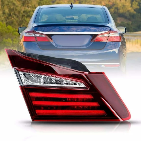 MZORANGE Driver Left Inner Tail Light For 2016-2017 Honda Accord Rear Brake Tail Light LH