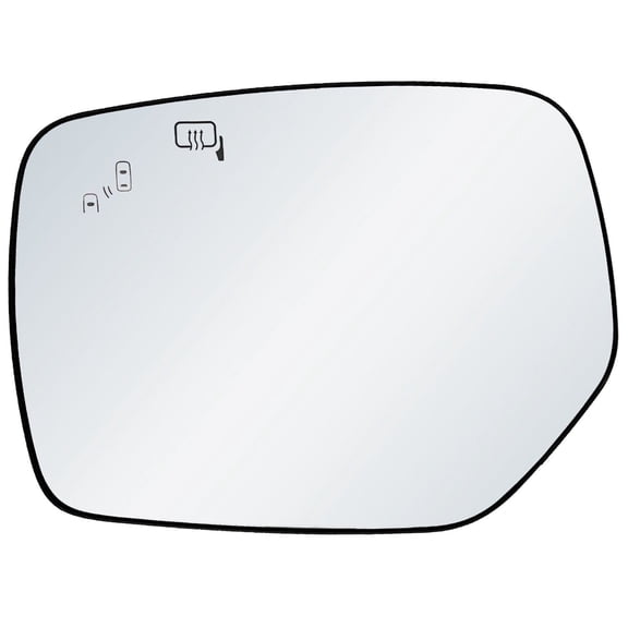 Rugged TUFF Driver Side Mirror Glass Replacement for 15-17 Subaru Legacy Outback, 16-17 Crosstrek, 16-21 WRX STI (BSD)