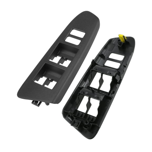 Driver Left Side Front Armrest Door Window Switch Panel Bezel Trim for TOYOTA TACOMA 2012-2015 Replaces# 7420204040 Black