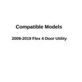 thumbnail image 1 of Driver Left Side Front Door Window Door Glass Compatible with Ford Flex 2009-2019 Models, 1 of 5