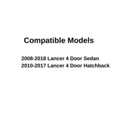 Driver Left Side Front Door Window Door Glass Compatible with Mitsubishi Lancer 2008-2018 Models