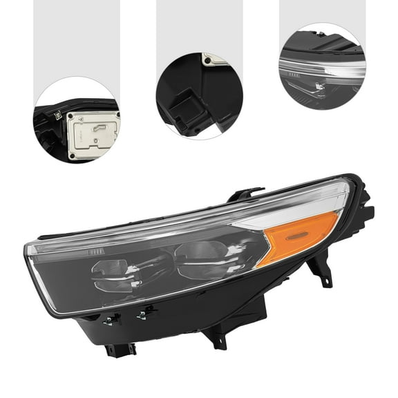 Driver Left Side Headlight for 2020-2024 Ford ExplorerXLT/Limited