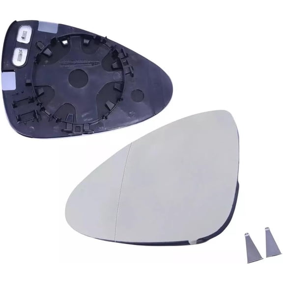 Driver Left Side Mirror Glass W/Plate 97073103509 97073103505 Heated Mirror Glass Replacement For 2011-2016 Porsche Panamera 970-731-035-09 97073103505 97073103503