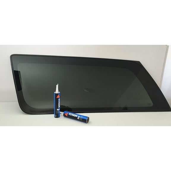 Driver Left Side Quarter Glass Quarter Window Compatible with Chevrolet Suburban/GMC Yukon XL 2000-2006 Models