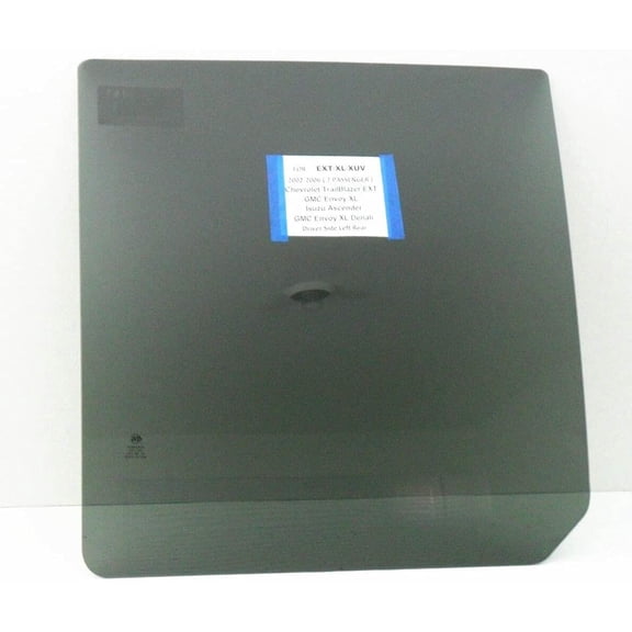 Driver Left Side Rear Door Window Door Glass Compatible with Isuzu Ascender 7 Passenger SUV/Chevrolet TrailBlazer EXT/GMC Envoy XL/GMC Envoy XUV 2002-2006 Models