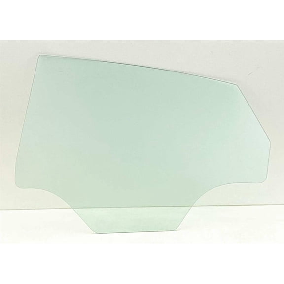 Driver Left Side Rear Door Window Door Glass Compatible with Ford Fiesta 4 Door Sedan 2011-2019 Models