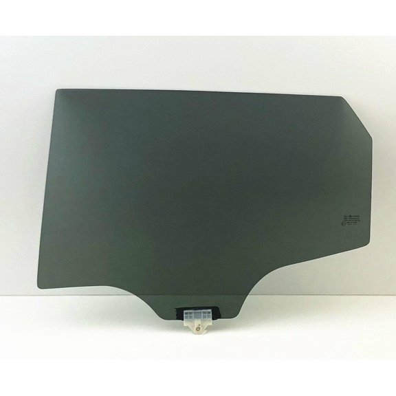 Driver Left Side Rear Door Window Door Glass Compatible with Hyundai Santa Fe Sport 2013-2018 Models