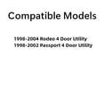 thumbnail image 1 of Driver Left Side Rear Door Window Door Glass Compatible with Isuzu Rodeo 1998-2004 Models/Honda Passport 1998-2002 Models, 1 of 5