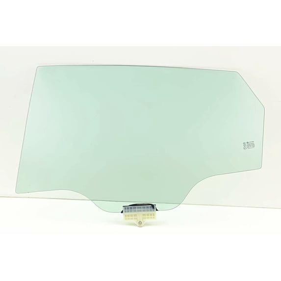 Driver Left Side Rear Door Window Door Glass Compatible with Kia Optima 2016-2020 / Optima Hybrid 2017-2020 Models