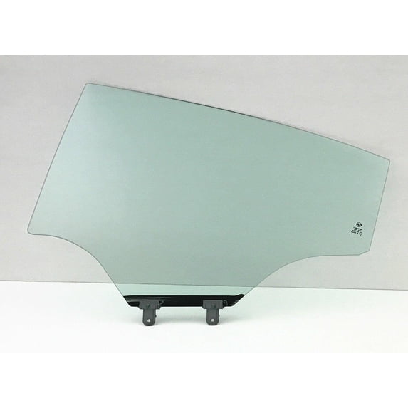 Driver Left Side Rear Door Window Door Glass Compatible with Kia Rio 4 Door Sedan 2012-2017 Models