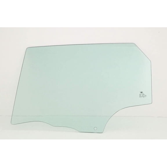 Driver Left Side Rear Door Window Door Glass Compatible with Mazda 3 2004-2009 4 Door Hatchback Models