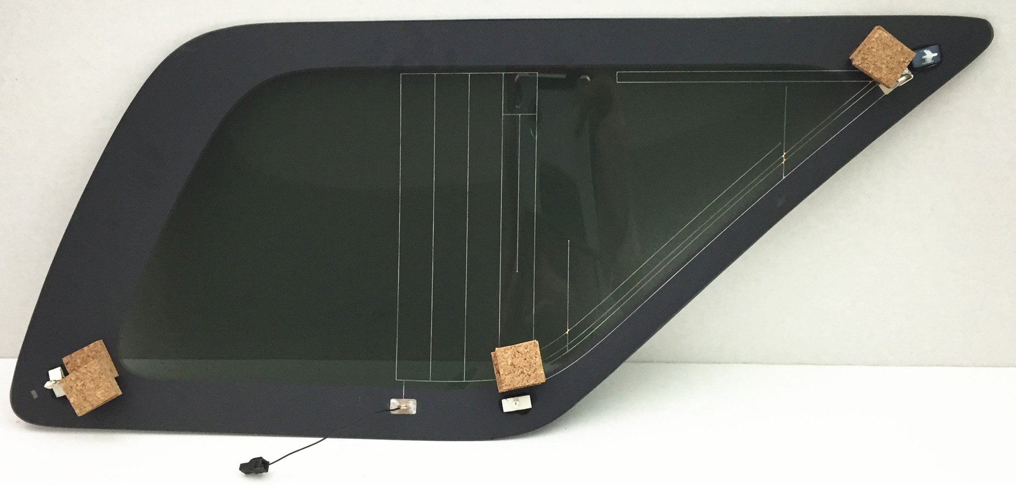 Driver Left Side Rear Quarter Glass Quarter Window W/Antenna Style ...