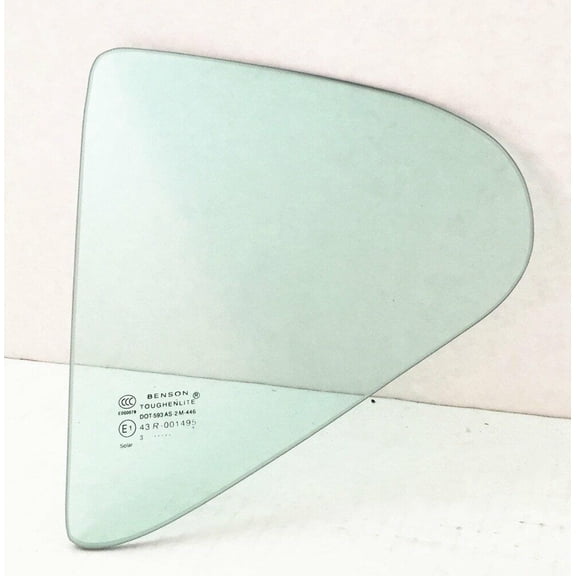 Driver Left Side Rear Vent Window Vent Glass Compatible with Lexus IS250 / IS350 4 Door Sedan 2006-2013 Models