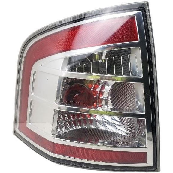 Driver Left Tail Light Silver Shaded Fits 07-10 EDGE 420812