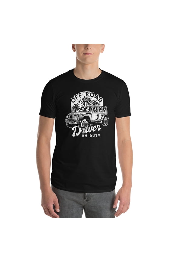 Driver Lover Men Women Dirt Road Fun Tee Shirt (Black, 2XL)
