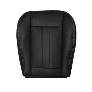 Black For Dodge Grand Caravan 2008 -2020 Front Driver Bottom Leather Seat Cover