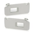 thumbnail image 1 of Driver And Passenger Side Car Sun Visor With Makeup Mirror With Light For Toyota 4Runner 2010-2022, Replacement OEM 74320-35A91, 74310-35B01-light Grey, 1 of 6