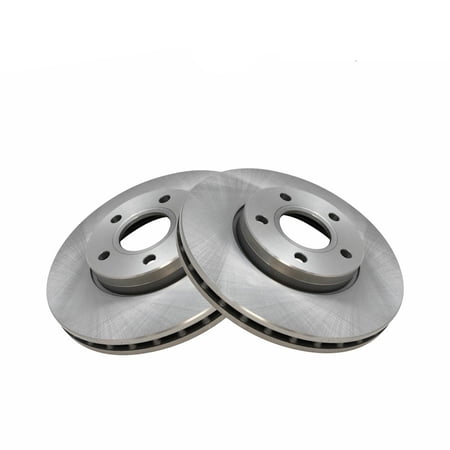Driver & Passenger Side Front Brake Rotor Pair For C-Max C30 C70 Focus S40 V50