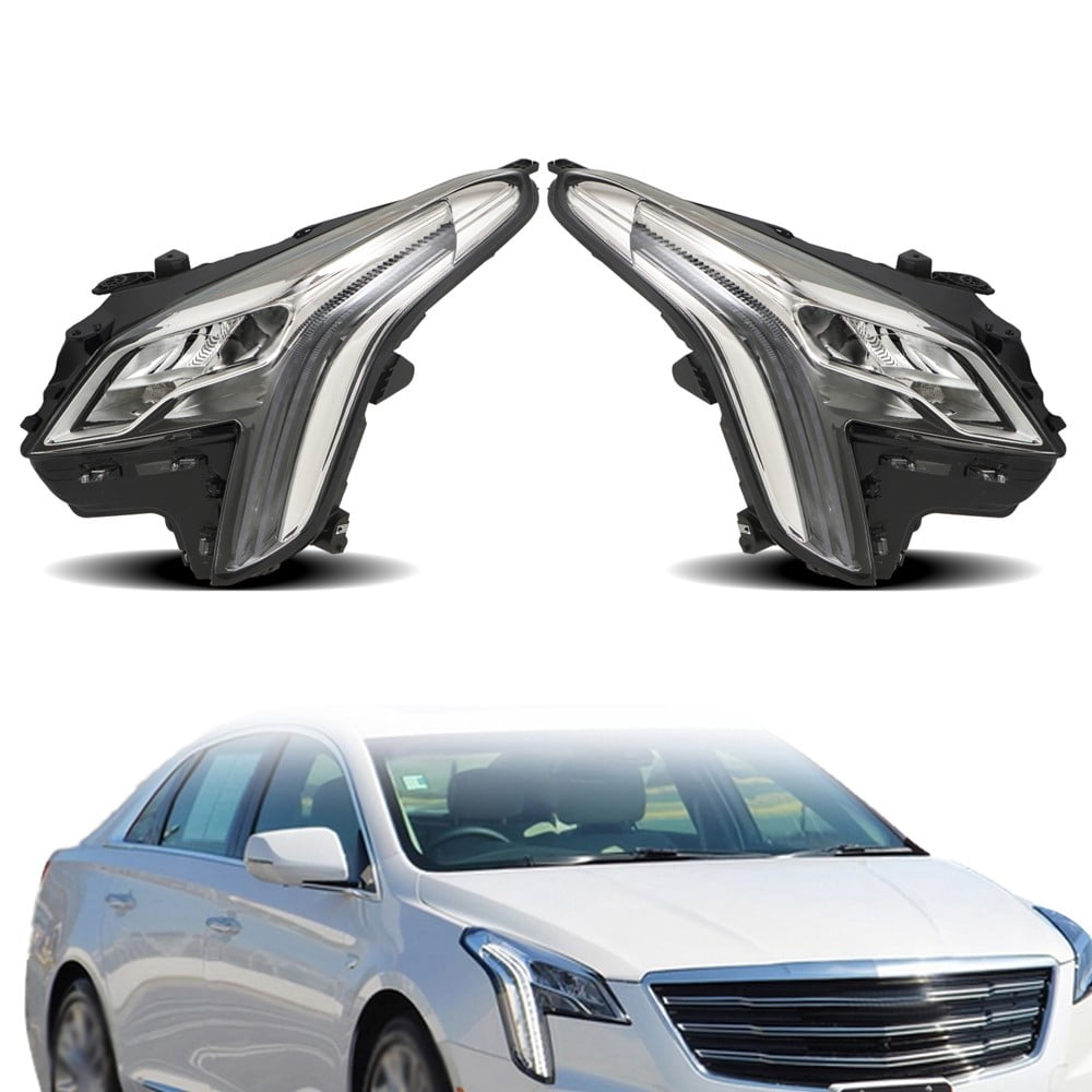 Driver+Passenger Side Headlights Assembly For Cadillac XTS 2018-2019 ...