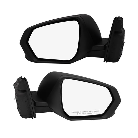 Driver & Passenger Side Mirrors, Left-Right Power Heated Paintable Manual Folding View Mirrors For 2018-2024 Chevrolet Equinox, Door Mirror Pair of 2