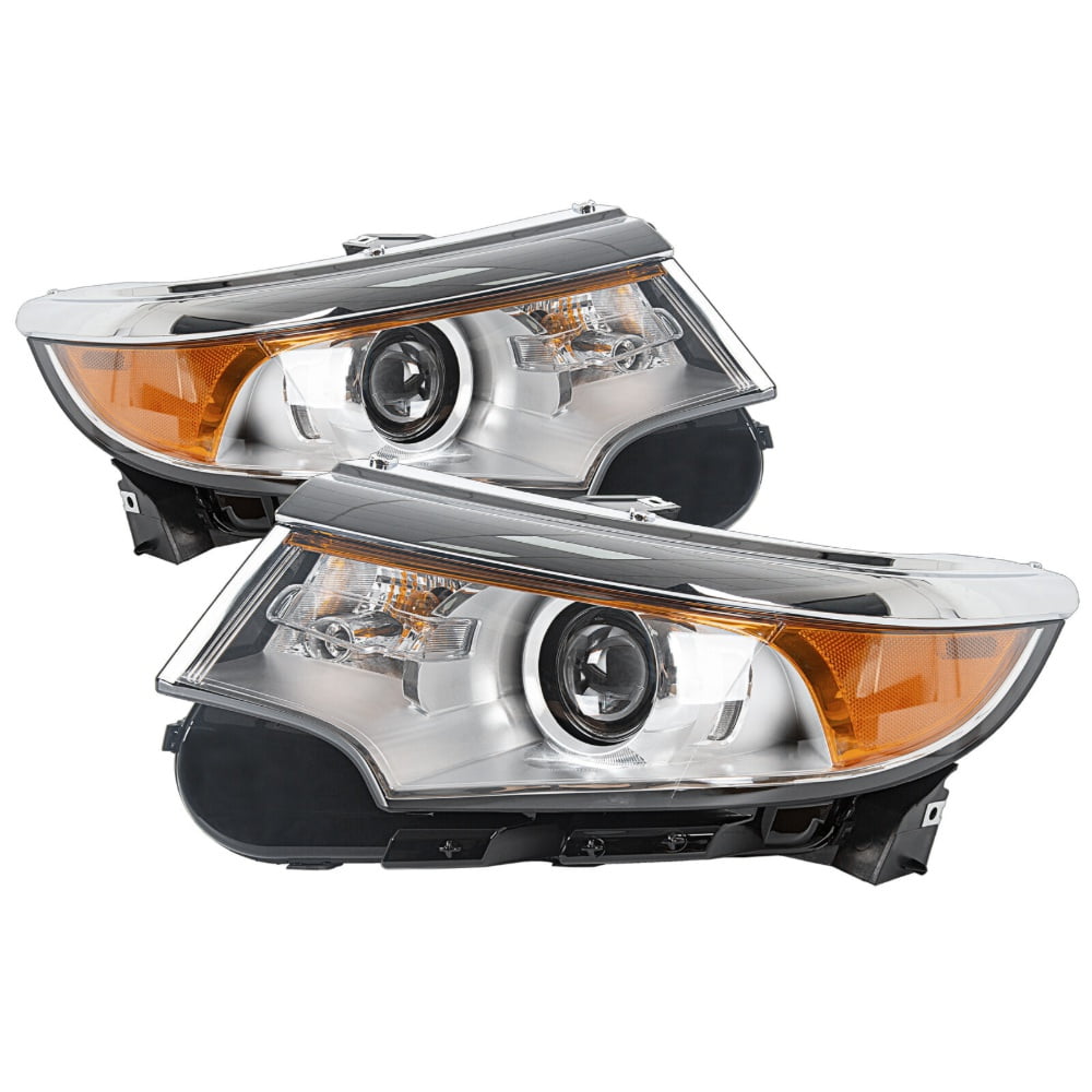 Driver & Passenger Side Pair Set Front Lamp Headlight For 1114 Edge