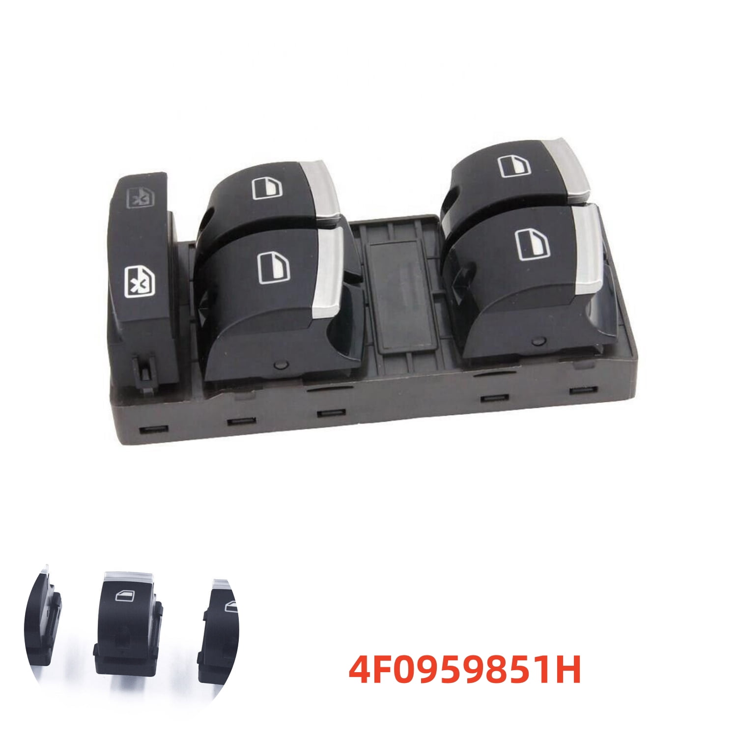 Master Power Window Switch For AUDI A3 A6 S6 C6 Allroad Q7 RS6