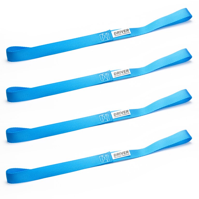 Driver Recovery Products 18 Inch Soft Loop Tie Down Straps (4 Pack.