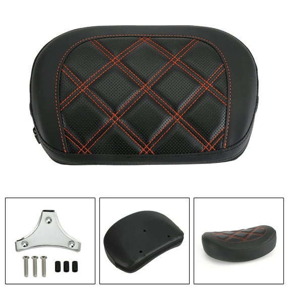 Driver Rider Sissy Bar Seat Backrest Pad for Heritage Classic FLHC FLHCS 18-21