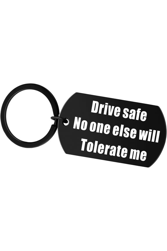 Driver Safe Keychain for Boyfriend Husband Stocking Stuffers for Husband Boyfriend Him from Wife Funny Mens Stocking Stuffers for Boyfriends Men Women