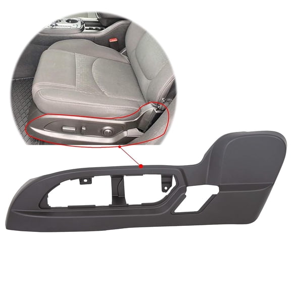 Driver Seat Trim Panel Compatible with 2009-2017 Enclave/Chevrolet Traverse/GMC Driver Seat Track Cover Black Replace for 25941769