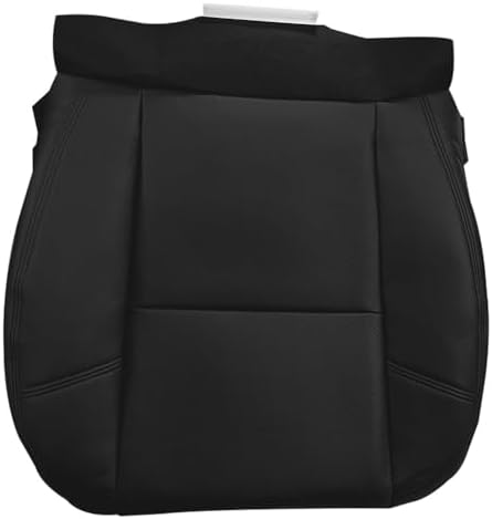 US Auto Seat Cover – 2007 Cadillac Escalade Driver Bottom Leather Cover (Ebony Black, Perforated, Heated/Cooled Seat Compatible)