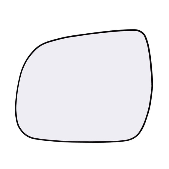 Rugged TUFF Driver Side Mirror Glass Replacement for 10-13 Toyota Highlander, 12-15 Toyota Tacoma (Non-Heated)