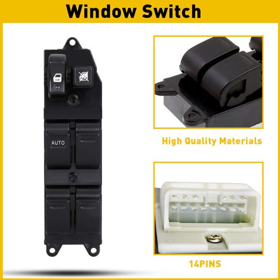 Driver Side Electronic Power Window Control Switch For 2001-04 Toyota Tacoma US