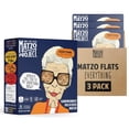 thumbnail image 1 of The Matzo Project Everything Matzo Flats, Kosher (Not Kosher for Passover), Vegan, Nut-Free, No Added Sugar, Nothing Artificial (5.5 oz, 3 Pack), 1 of 7