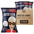 thumbnail image 1 of The Matzo Project Matzo Chips, Cinnamon Sugar, Kosher (Not Kosher for Passover), Vegan, Nut-Free, No Trans Fat, Nothing Artificial (6 oz, 3 pack), 1 of 7