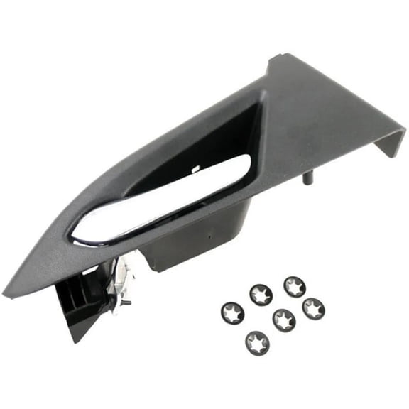 Driver Side Front Interior Door Handle Compatible with 2009-2013 Cadillac CTS Chrome Lever Without Key Hole 15861193 20805793 82520 Luxury Performance Premium V 3.0L Base Inside Handle