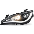 thumbnail image 1 of Driver Side Headlight For 2017-2020 Chrysler Pacifica HID W/LED DRL Black Trim, 1 of 4