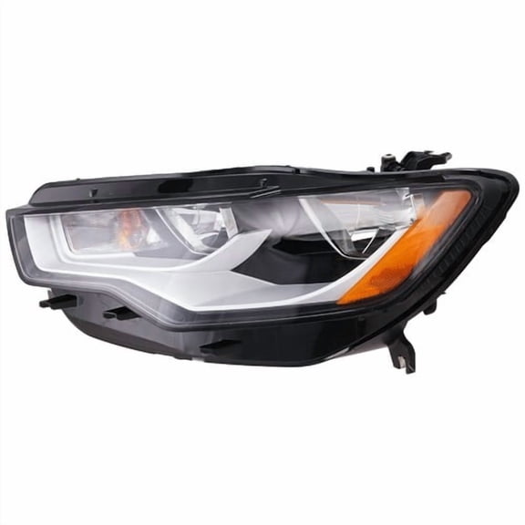 Driver Side Headlight For Audi A6 2012-2018 Halogen with Bulb(s) CAPA