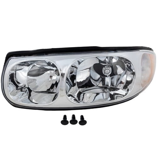 Driver Side Headlight For Buick LeSabre 2000-2005 Halogen with Bulb(s)