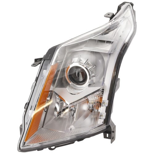Driver Side Headlight For Cadillac SRX 2010-2013 Halogen with Bulb(s)