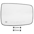 thumbnail image 1 of Driver Side Heated Mirror Glass, Side Mirror Glass, Door Wing Mirror Glass with Heated Replacement for Dodge Ram 1500 2500(Right), 1 of 8