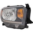 thumbnail image 1 of Passenger Side Headlight with Bulb Halogen Clear Lens CAPA for 2018-2019 Toyota Tundra SR 8 Cyl 4.6L, 1 of 4