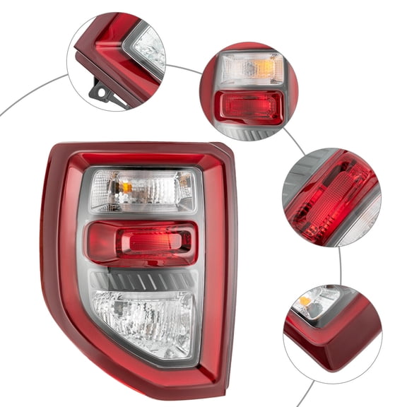 Driver Side LED Tail Light Assy, Tail Lamp Brake Light, PPPC 12V Forthe2021-2023 Ford Bronco Sport Tail Light Assembly