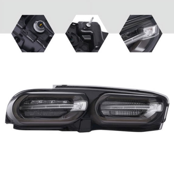 Driver Side LED Tail Lights w/Bulbs For 2019-2021 Chevy Camaro Clear Lens LH