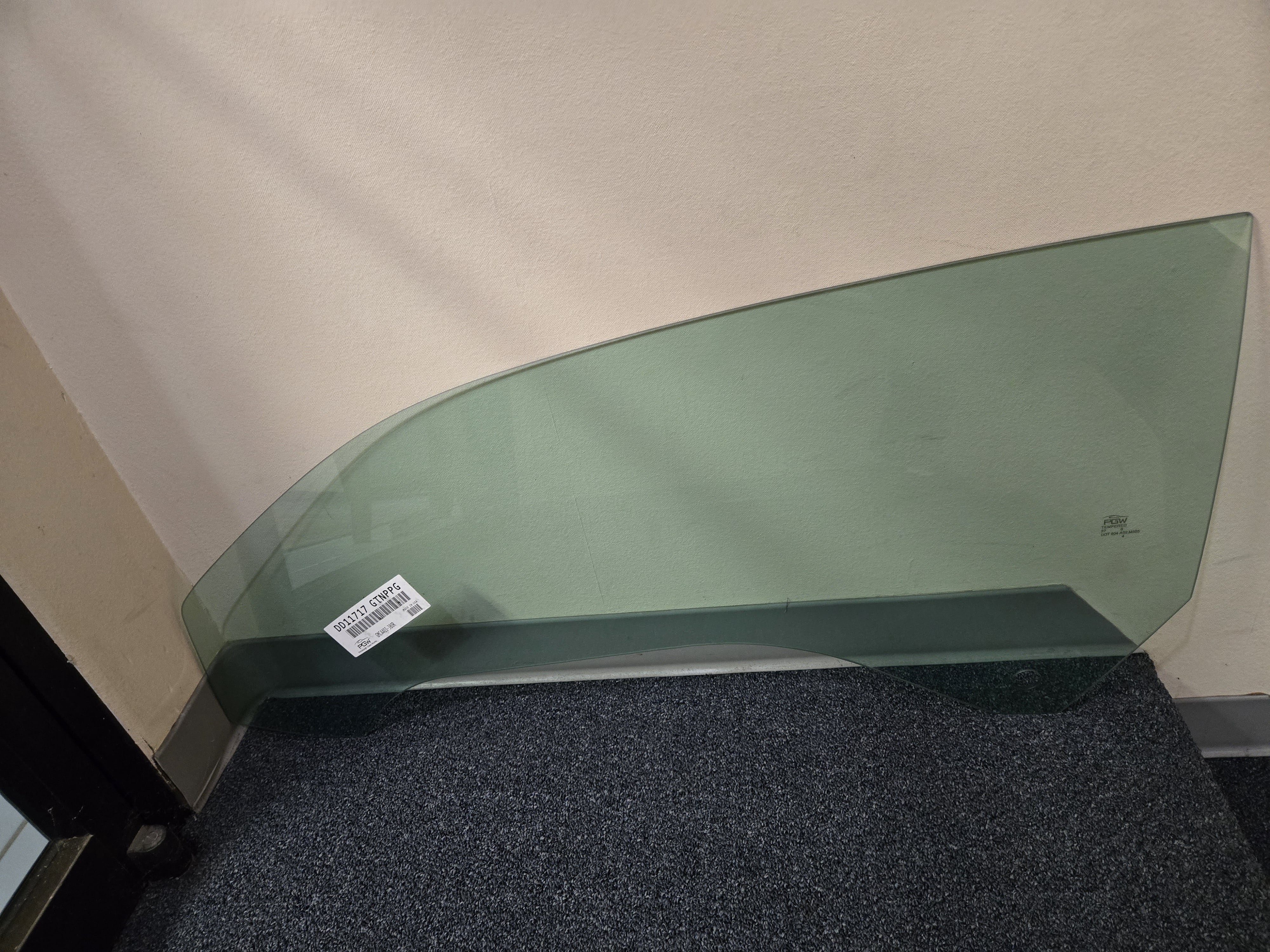 Camaro Front Door Glass; Driver Side (10-15 Camaro Coupe) - Free Shipping