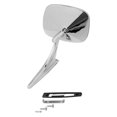 thumbnail image 1 of Driver Side Manual View Door Mirror for Chevy Camaro 1968-1969, 1 of 2